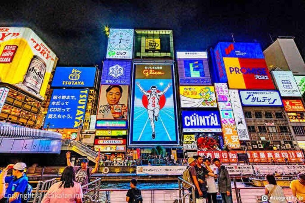 شقة ー 8Greige ー 2Min Dotonbori Namba Kuromon Osaka Usj Wifi Unlimited المظهر الخارجي الصورة