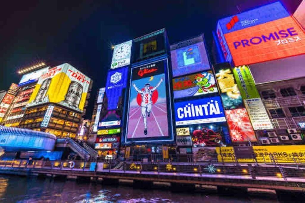 شقة ー 8Greige ー 2Min Dotonbori Namba Kuromon Osaka Usj Wifi Unlimited المظهر الخارجي الصورة